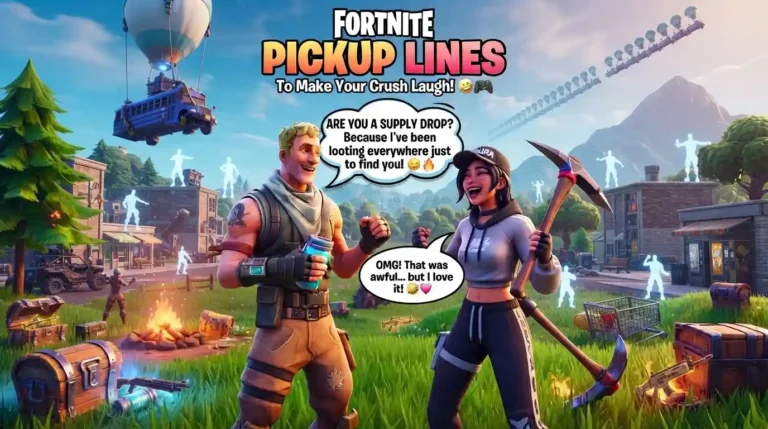 Fortnite Pickup Lines to Make Your Crush Laugh