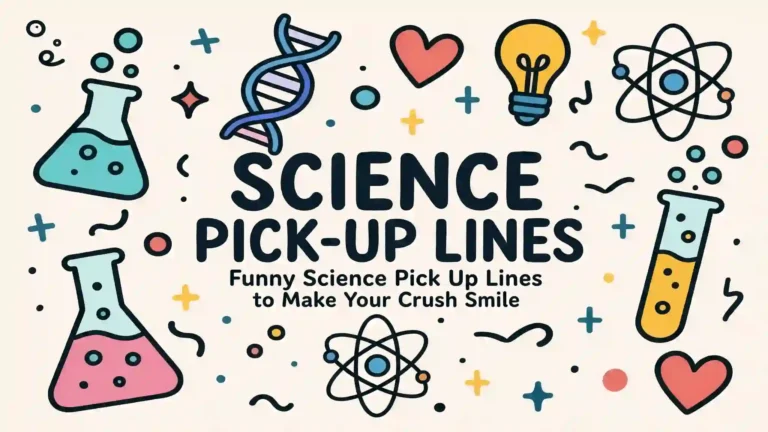 Funny Science Pick Up Lines to Make Your Crush Smile